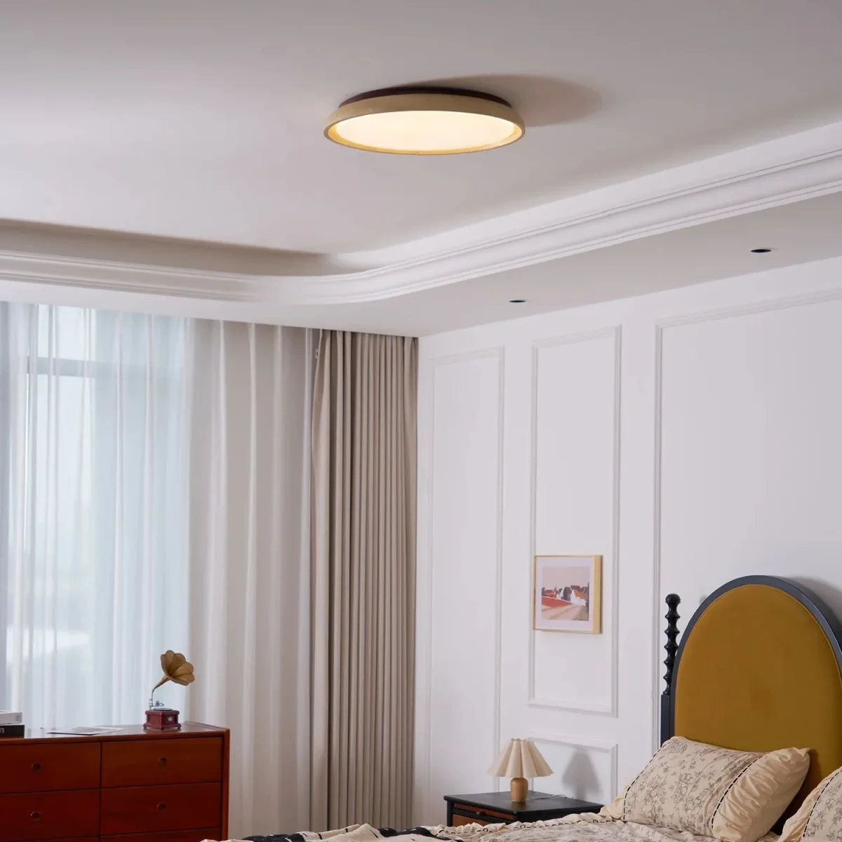 Houten LED Plafondlamp - Depiara Lumière - Afbeelding 8