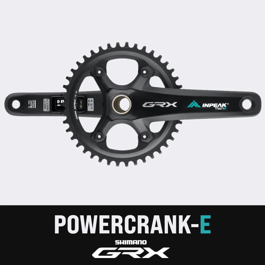 InPeak POWERCRANK-E TWIN2 Shimano GRX FC-RX810-1 - Afbeelding 3